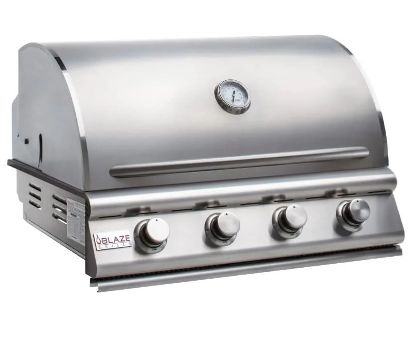 Blaze Prelude LBM - 32-Inch 4-Burner Built-In Grill - Liquid Propane Gas - BLZ-4LBM-LP