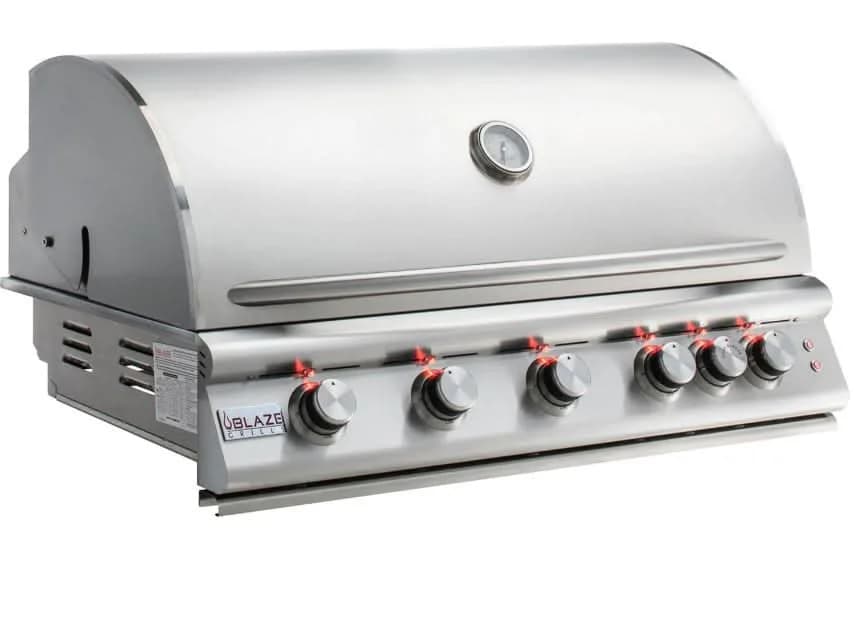 Blaze Outdoor Standard Package LTE 40-inch 5 Burner grill with Stainless Steel Access door, Side Burner, Refrigerator and Trash Drawer NG - image 2
