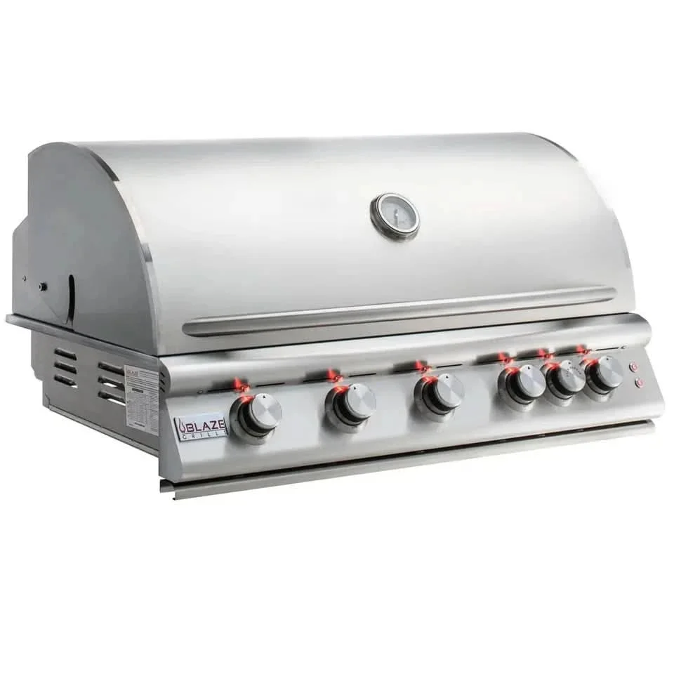 Blaze Outdoor Basic Package LTE 40-inch 5 Burner Grill with Stainless Steel Access door and double side burner NG - image 2