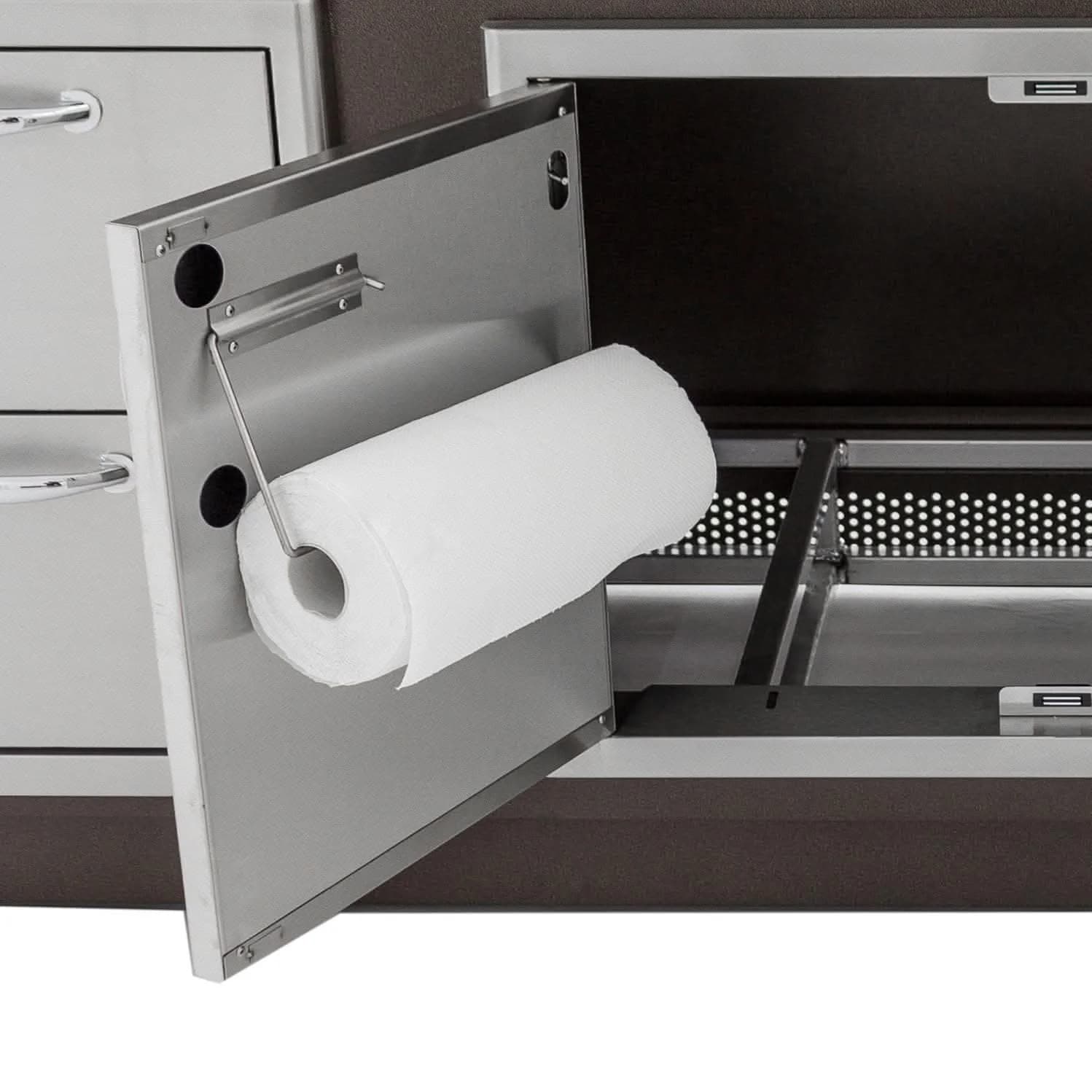Blaze 40-Inch Stainless Steel Double Access Door With Paper Towel Holder - BLZ-AD40-R-SC - image 4