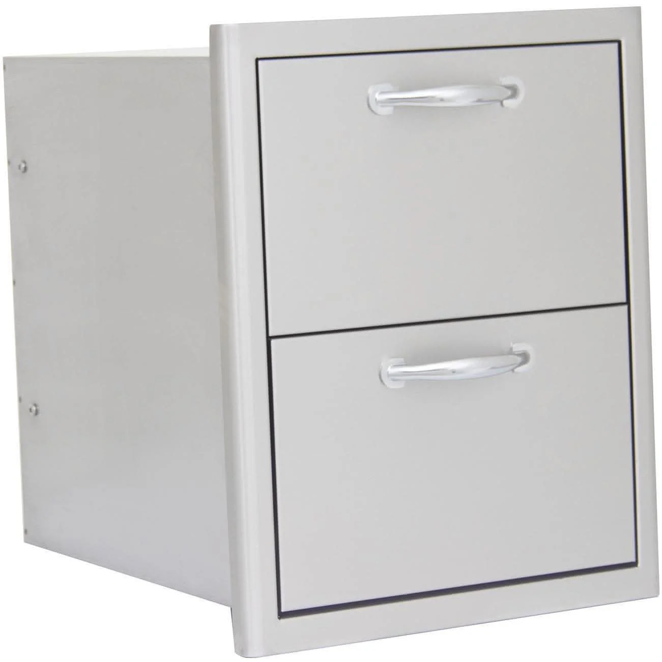 Blaze 16-Inch Stainless Steel Double Access Drawer - BLZ-DRW2-R-LT - image 2