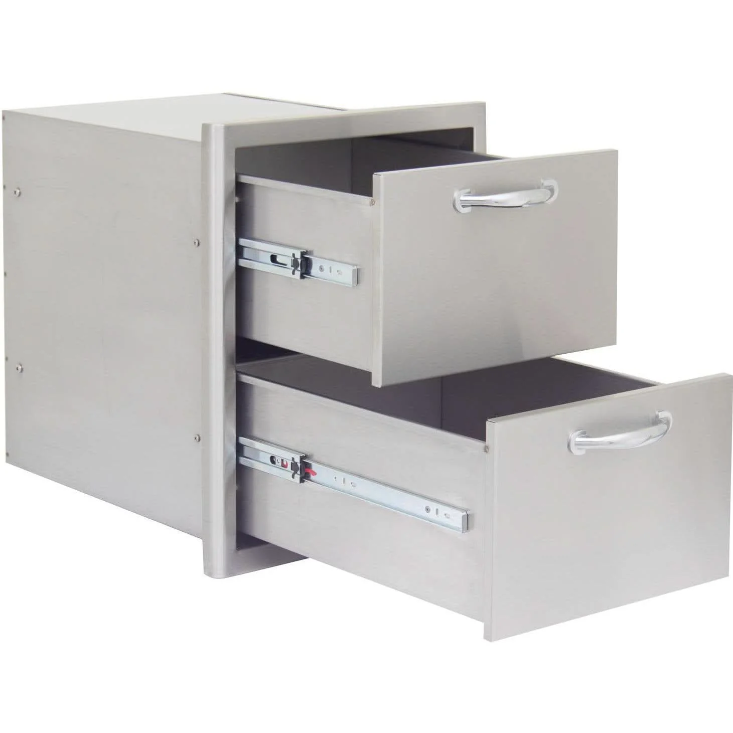 Blaze 16-Inch Stainless Steel Double Access Drawer - BLZ-DRW2-R-LT - image 3