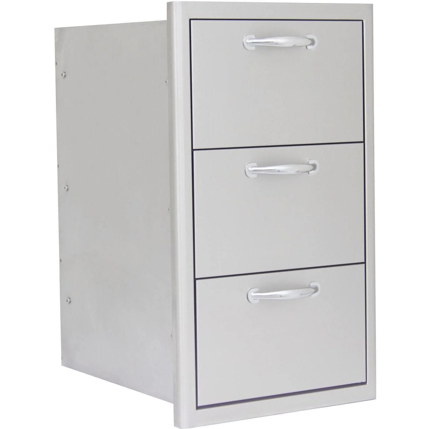 Blaze 16-Inch Stainless Steel Triple Access Drawer - BLZ-DRW3-R-LT - image 2
