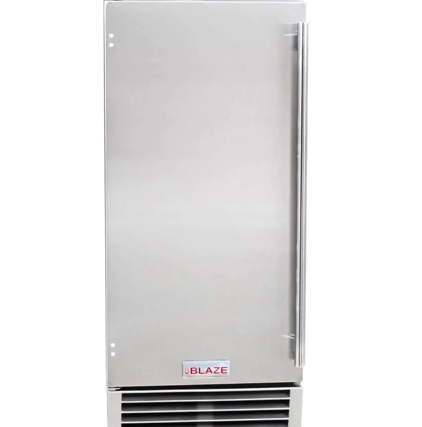 Blaze 50 Lb. 15-Inch Outdoor Rated Ice Maker With Gravity Drain - BLZ-ICEMKR-50GR