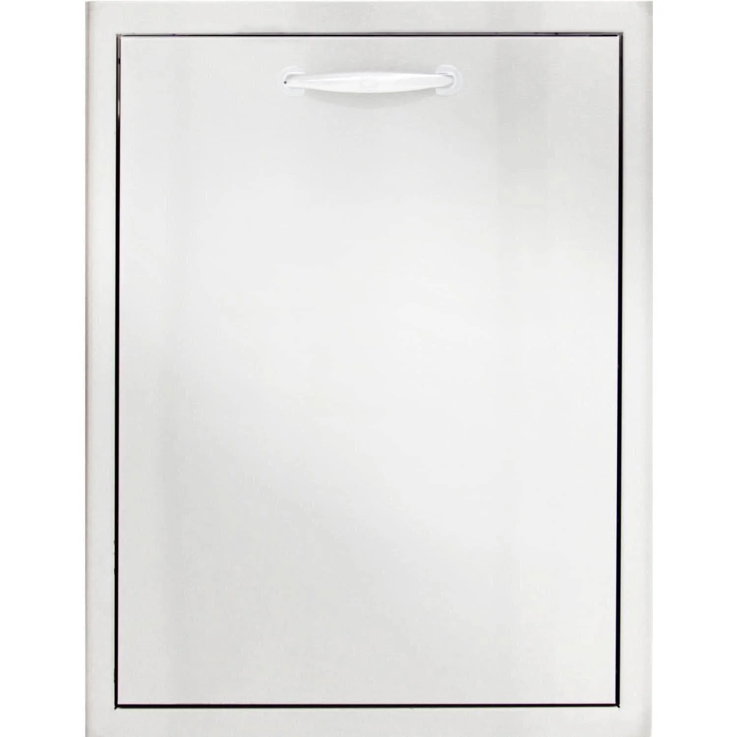 Blaze 20-Inch Roll-Out Stainless Steel Double Trash / Recycling Bin - BLZ-TREC-DRW-H - image 2