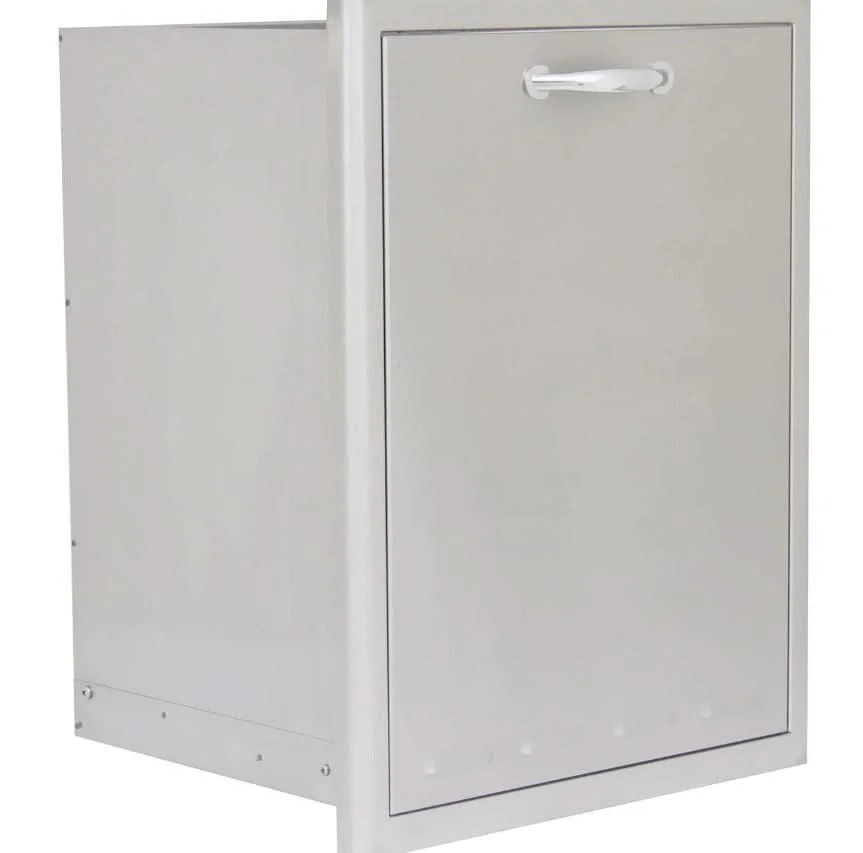 Blaze 20-Inch Stainless Steel Roll-Out Trash / Propane Tank Drawer - BLZ-TRLP-DRW-H