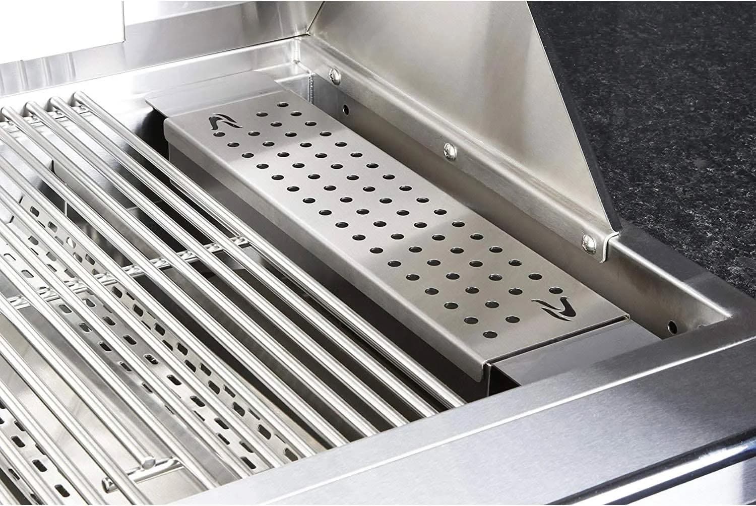 Bonfire Whistler - 28-Inch 3-Burner Freestanding NG Grill with Side Burner, Griddle Plate and Smoker Box - PCKG2CBF3DD-NGPSMKBX - image 12