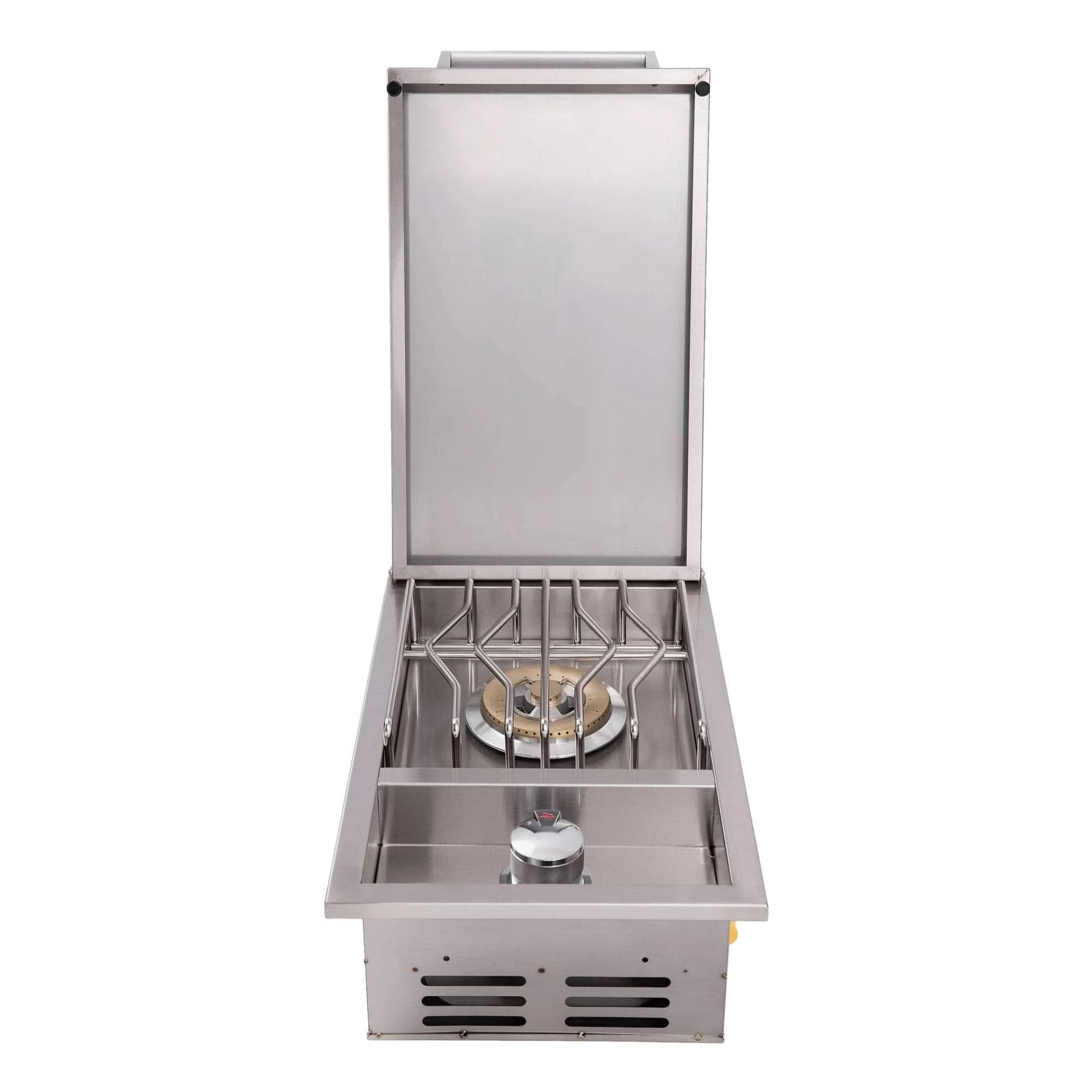 Bonfire Whistler - 28-Inch 2-Burner Drop In LP Griddle with Side Burner and Door/Drawer Combo - PCKG1CBBGD-LPSBDD - image 6