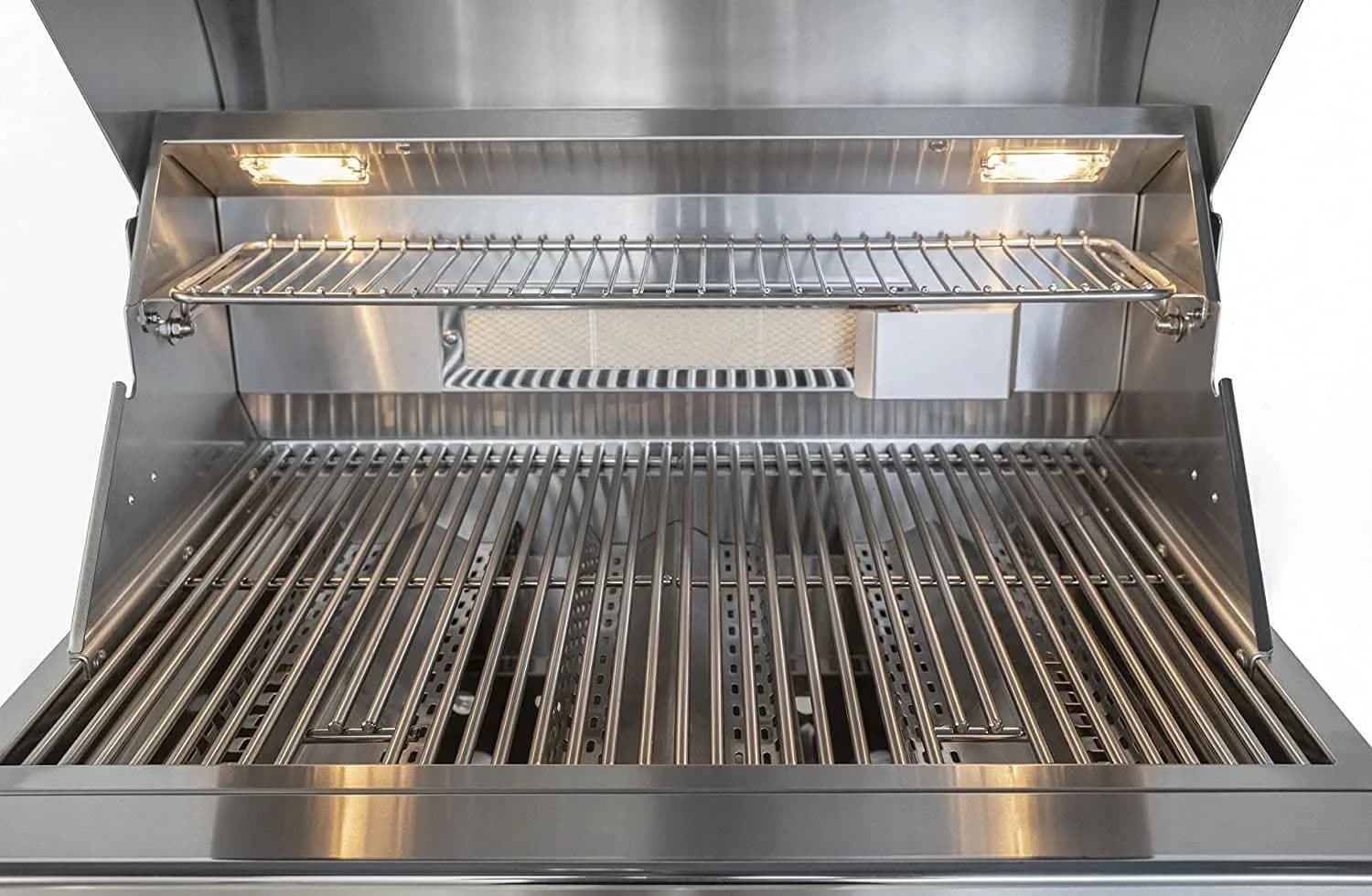 Bonfire Whistler - 28-Inch 3-Burner Built-In LP Grill with Side Burner Door/Drawer Combo and Smoker Box - PCKG2CBB3-LP-DDSMKBX - image 5