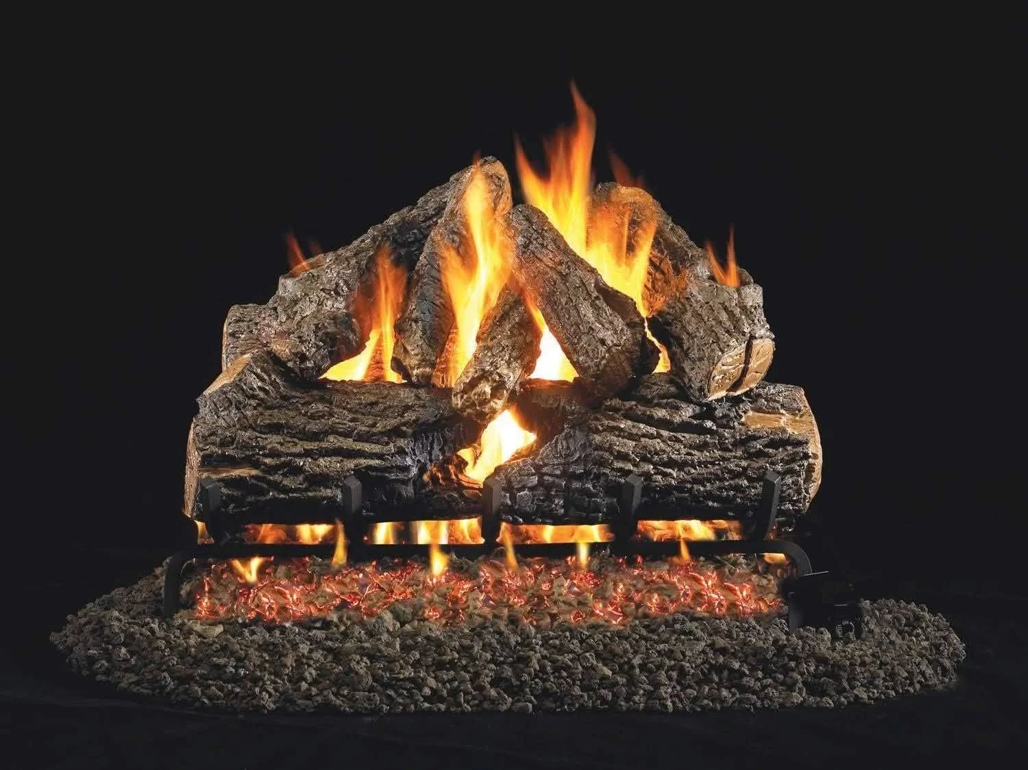 Peterson Gas Logs  Charred Oak Logs Only 18/20 - CHD1820