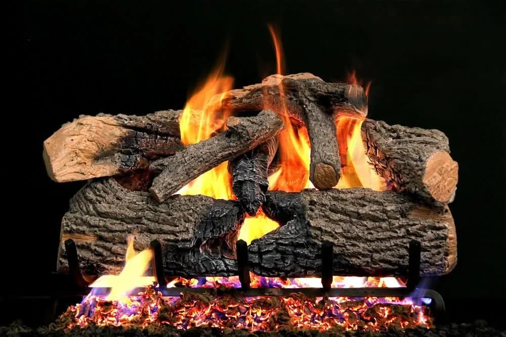 Peterson Gas Logs Charred Grizzly Oak 24" - CHGO24