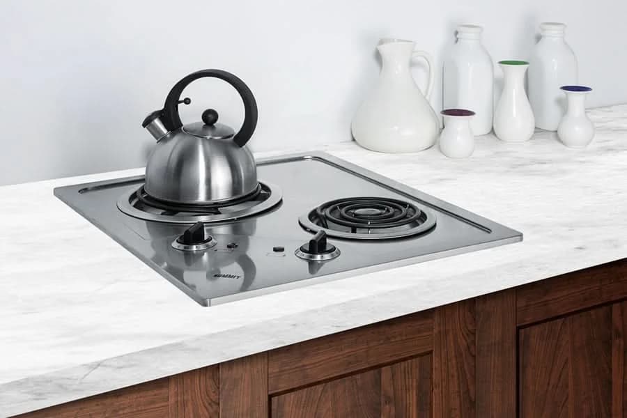Summit 21 Wide 115V 2-Burner Coil Cooktop - CR2B122 - image 3
