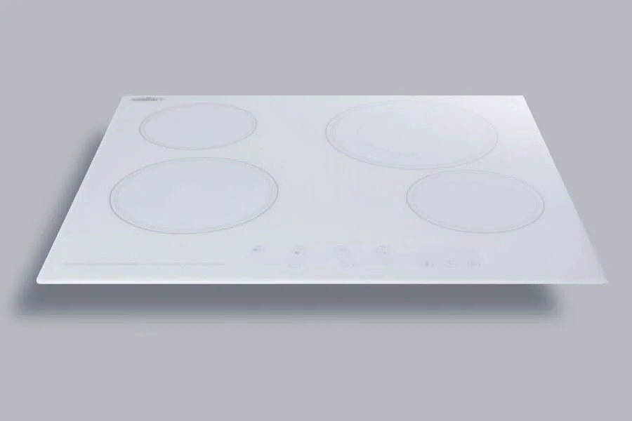 Summit 24 Wide 230V 4-Burner Radiant Cooktop - CR4B23T6W - image 4