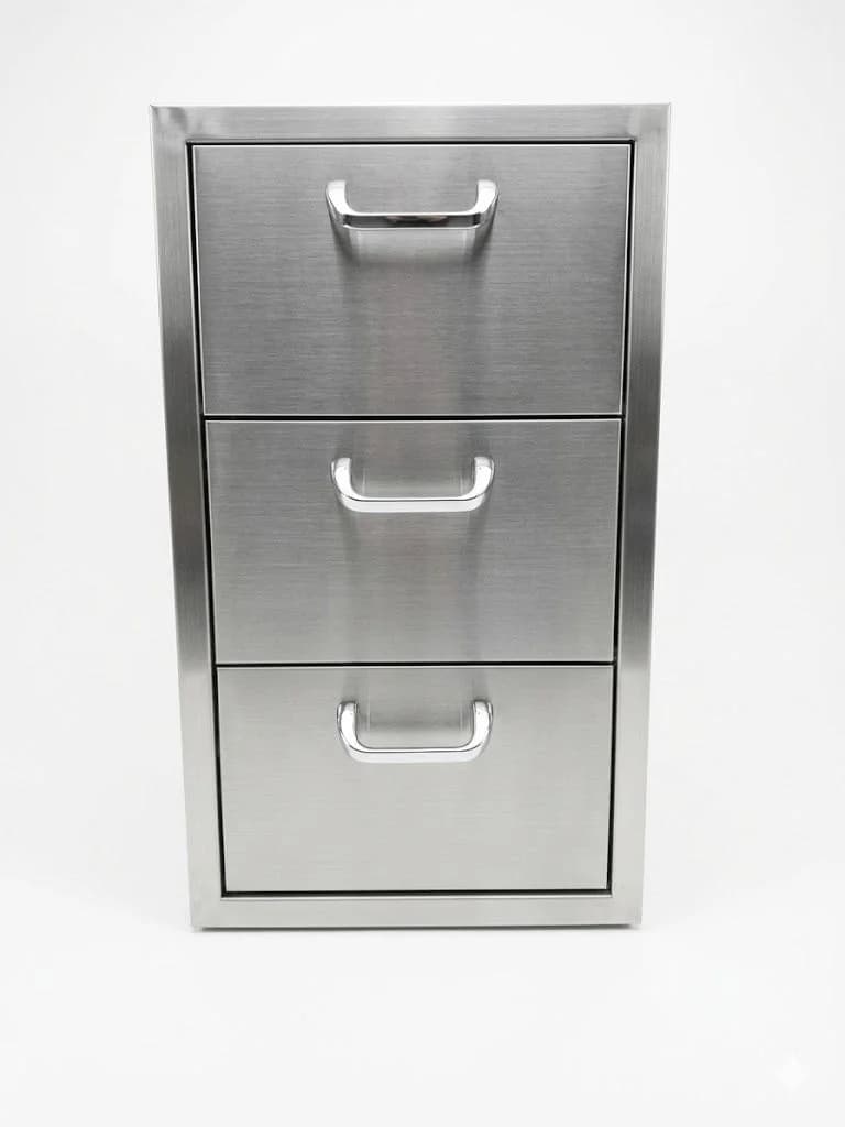 PCM 260 Series Triple Access Drawer with Paper Towel Holder - BBQ-260-DRW3-PTH