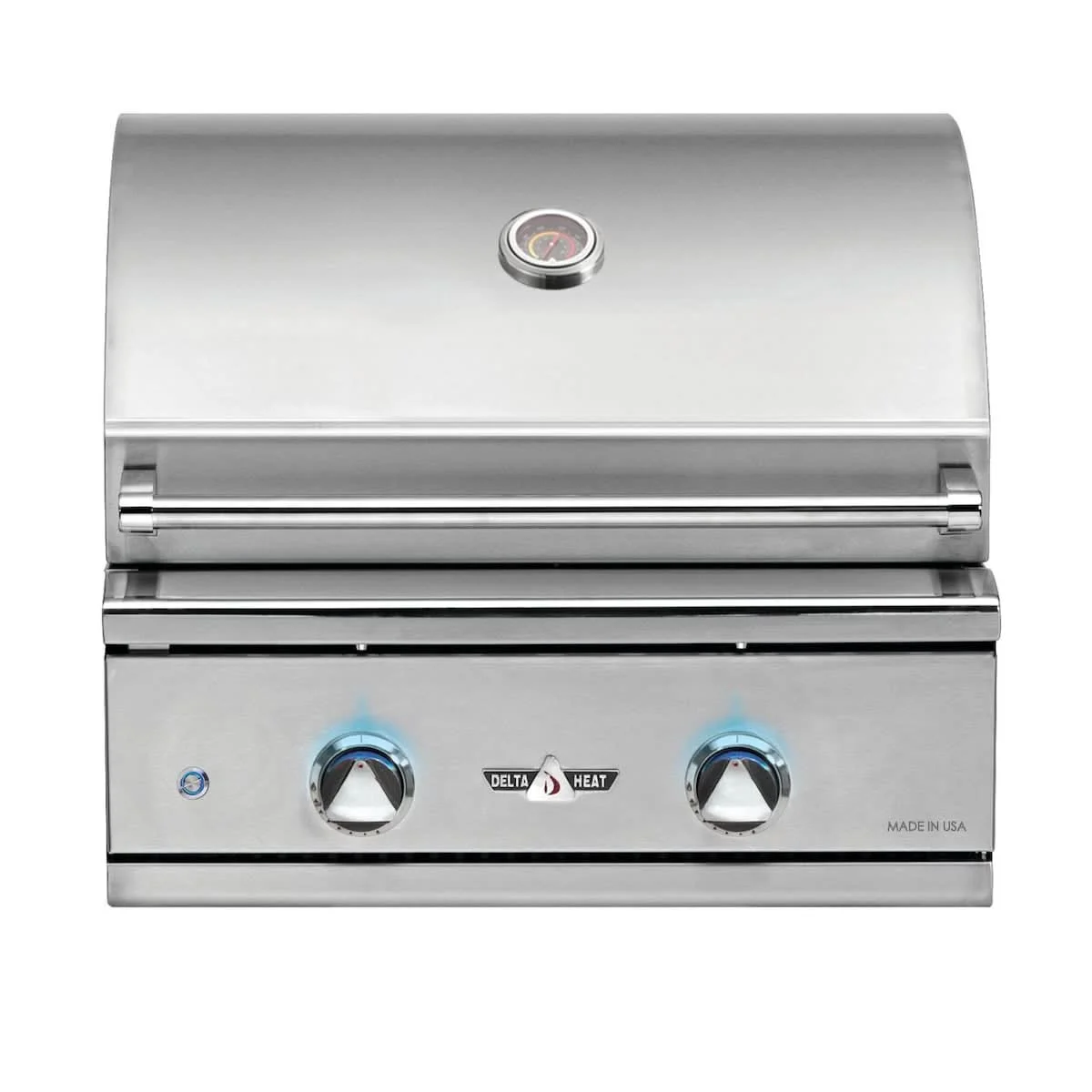 Delta Heat - 26-Inch 2-Burner Built-In Grill - Liquid Propane Gas - DHBQ26G-DL