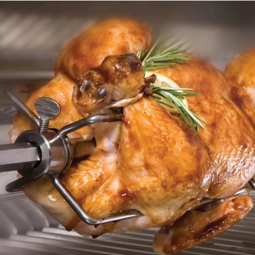 Delta Heat - 32-Inch 3-Burner Built-In Grill with Infrared Rotisserie Burner - Liquid Propane Gas - DHBQ32R-DL - image 5