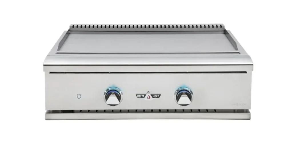 Delta Heat - 32-Inch 3-Burner Teppanyaki Grill - Liquid Propane Gas - DHTG32-L