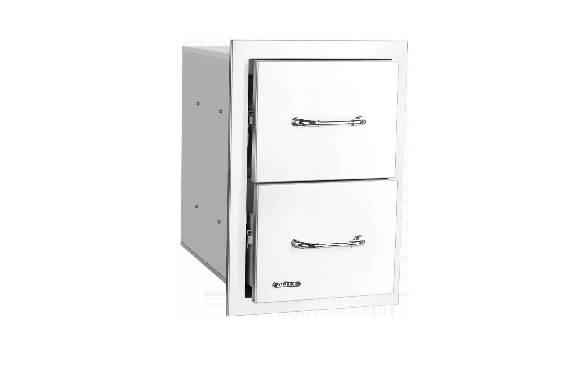 Bull Stainless Steel Double Drawer w/ Reveal - 56990 (Old Sku 56985) - image 2