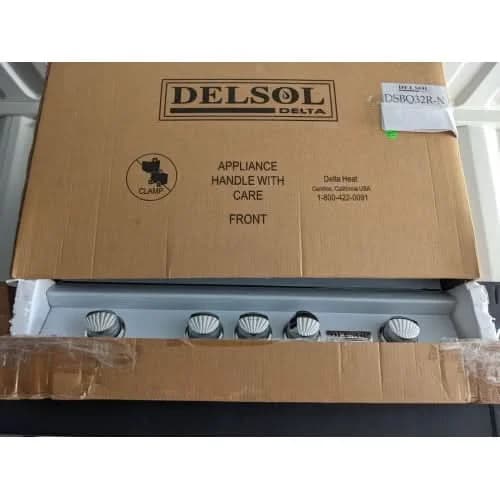 Delsol DSBQ32RN 32" Natural Gas Built-in Grill (Open Box) - DSBQ32R-NG-OB - image 2