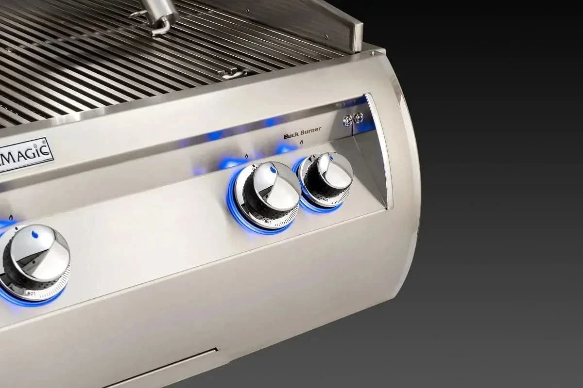 Fire Magic Echelon Diamond E660i 30-Inch Propane Gas Built-In Grill with Backburner, Rotisserie Kit, Magic View Window and Analog Thermometer - E660I-8EAP-W - image 5
