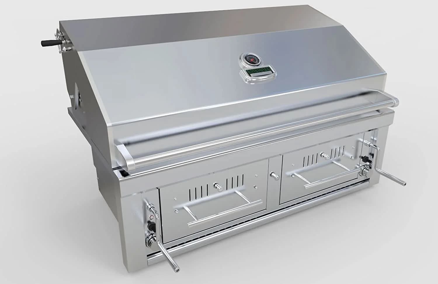 Sunstone Emerald - 42-Inch 2-Burner Gas Hybrid Dual Zone Grill - Charcoal/Wood Burning - EMCHDZ42-NG - image 4