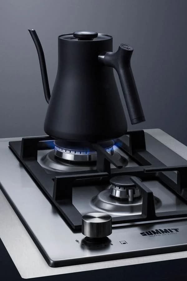 Summit 15 Wide 2 Burner Gas Cooktop In Stainless Steel - GCJ2SSTK15 - image 7