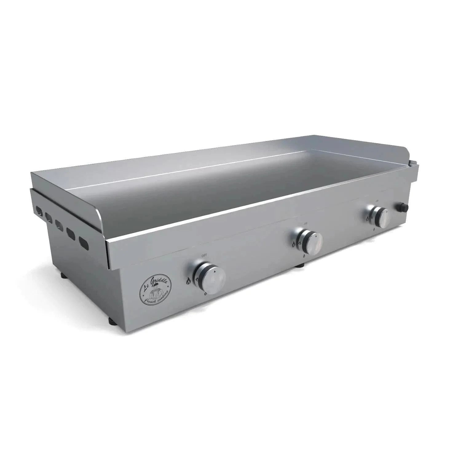 Le Griddle - 41-Inch 3-Burner Built-In / Countertop Griddle - Liquid Propane Gas - GFE105 - image 4