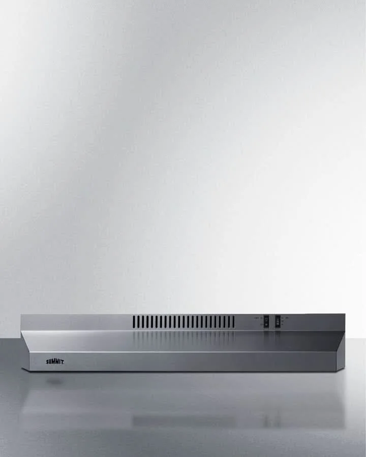 Summit 30 Under Cabinet Convertible Range Hood, ADA Compliant Stainless Steel - H30RSSADA - image 4