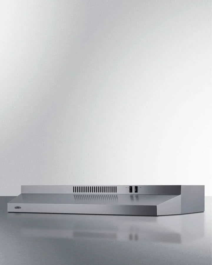 Summit 36 Under Cabinet Convertible Range Hood Stainless Steel - H36RSS