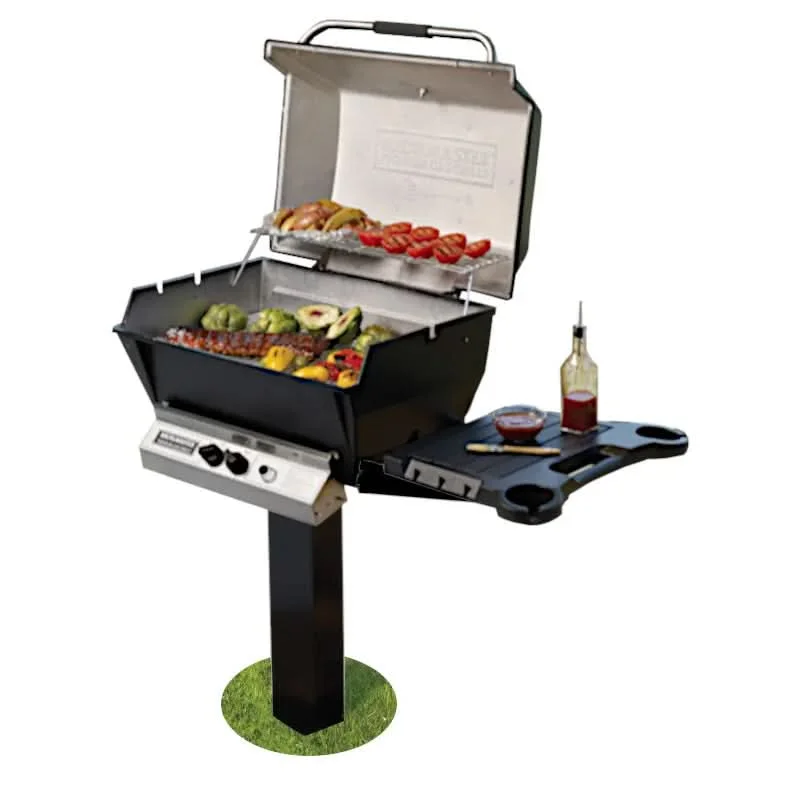 Broilmaster Deluxe Series - 24-Inch 2-Burner In Ground Post Grill - Natural Gas - H4PK2N - image 2