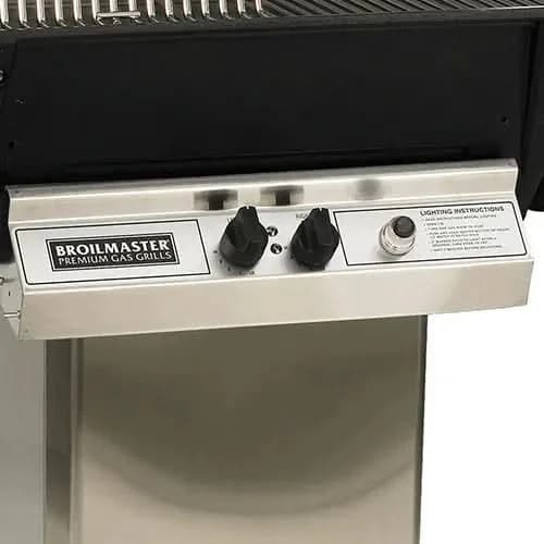 Broilmaster Deluxe Series - 24-Inch 2-Burner Post Mount Grill - Natural Gas - H4PK3N - image 4