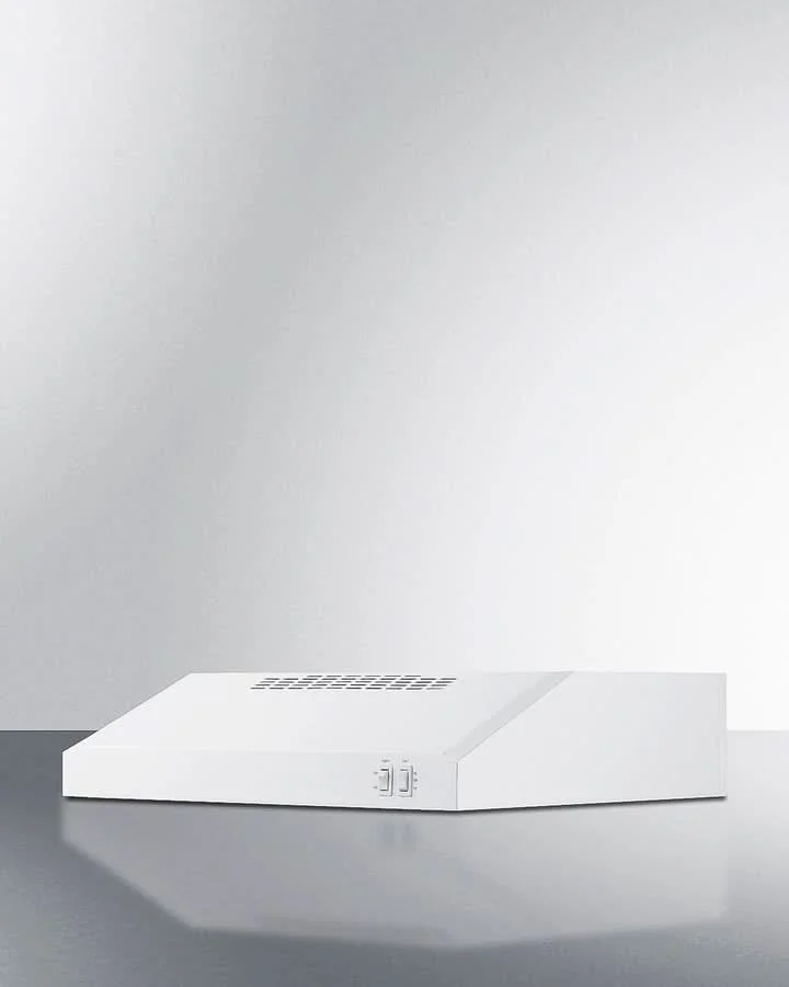 Summit 20 Under Cabinet Convertible Range Hood White - HC20WW