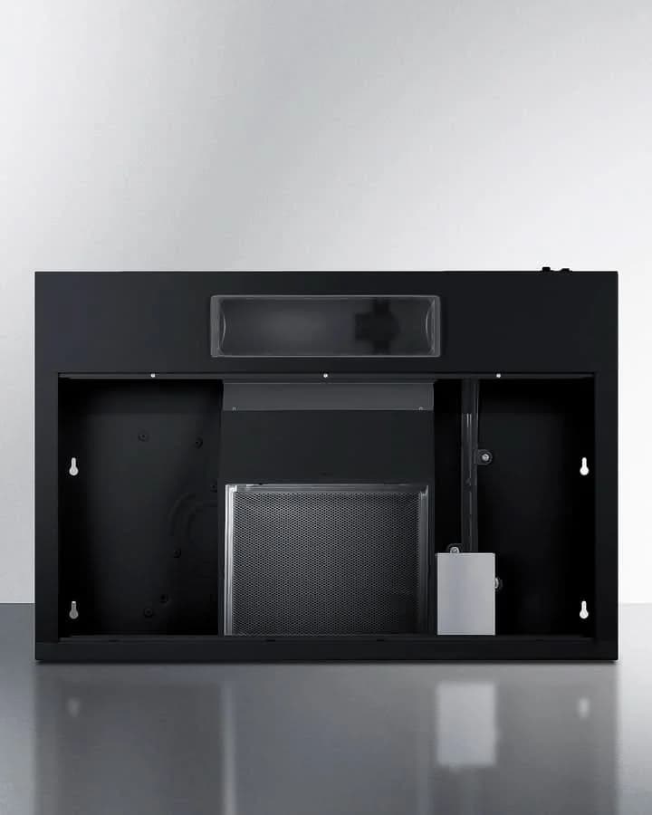 Summit 30 Under Cabinet Convertible Range Hood, ADA Compliant Black - HC30BBADA - image 4