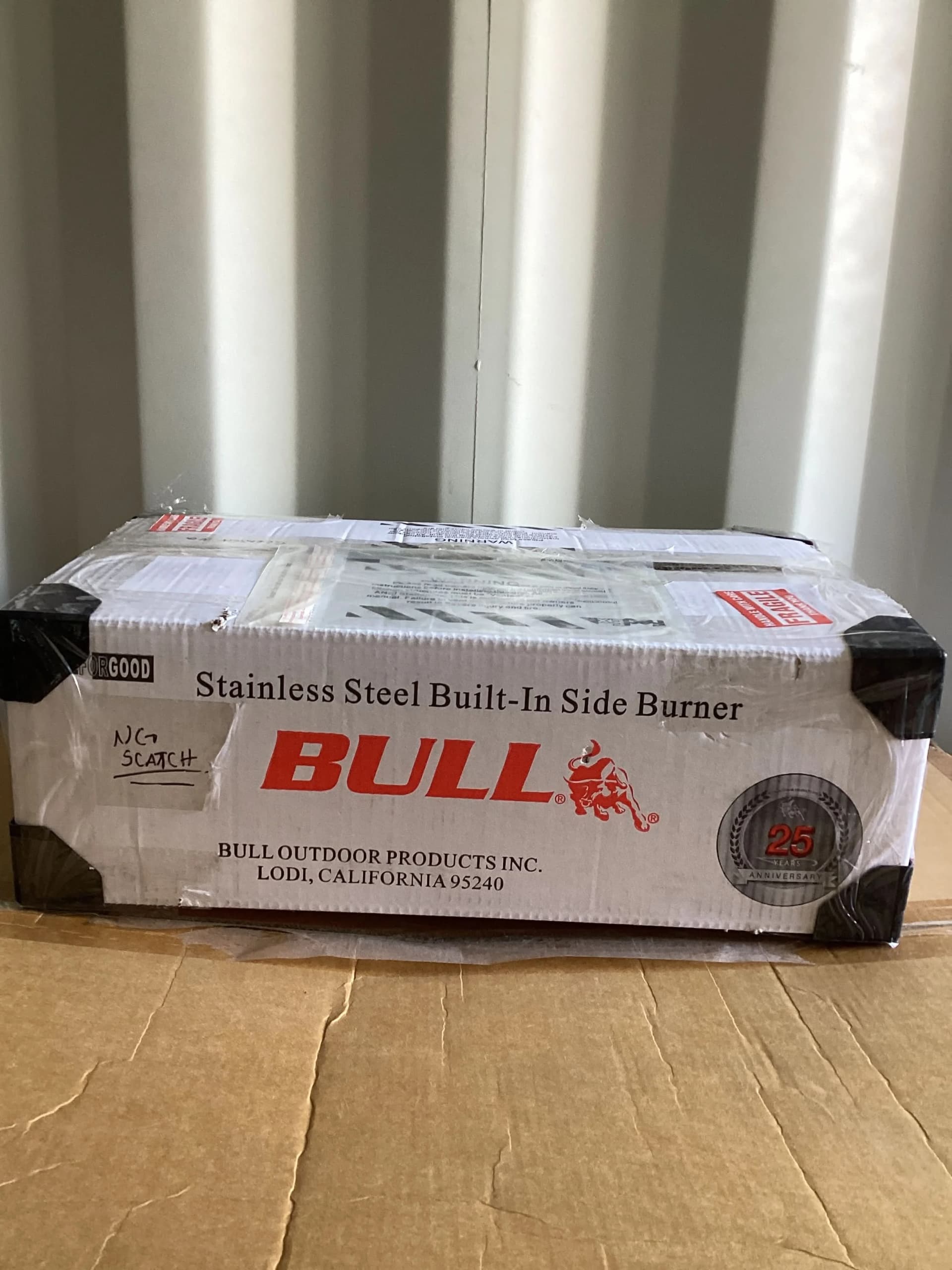 Bull Side Burner NG Model 60009-1(Scratch) Open Box