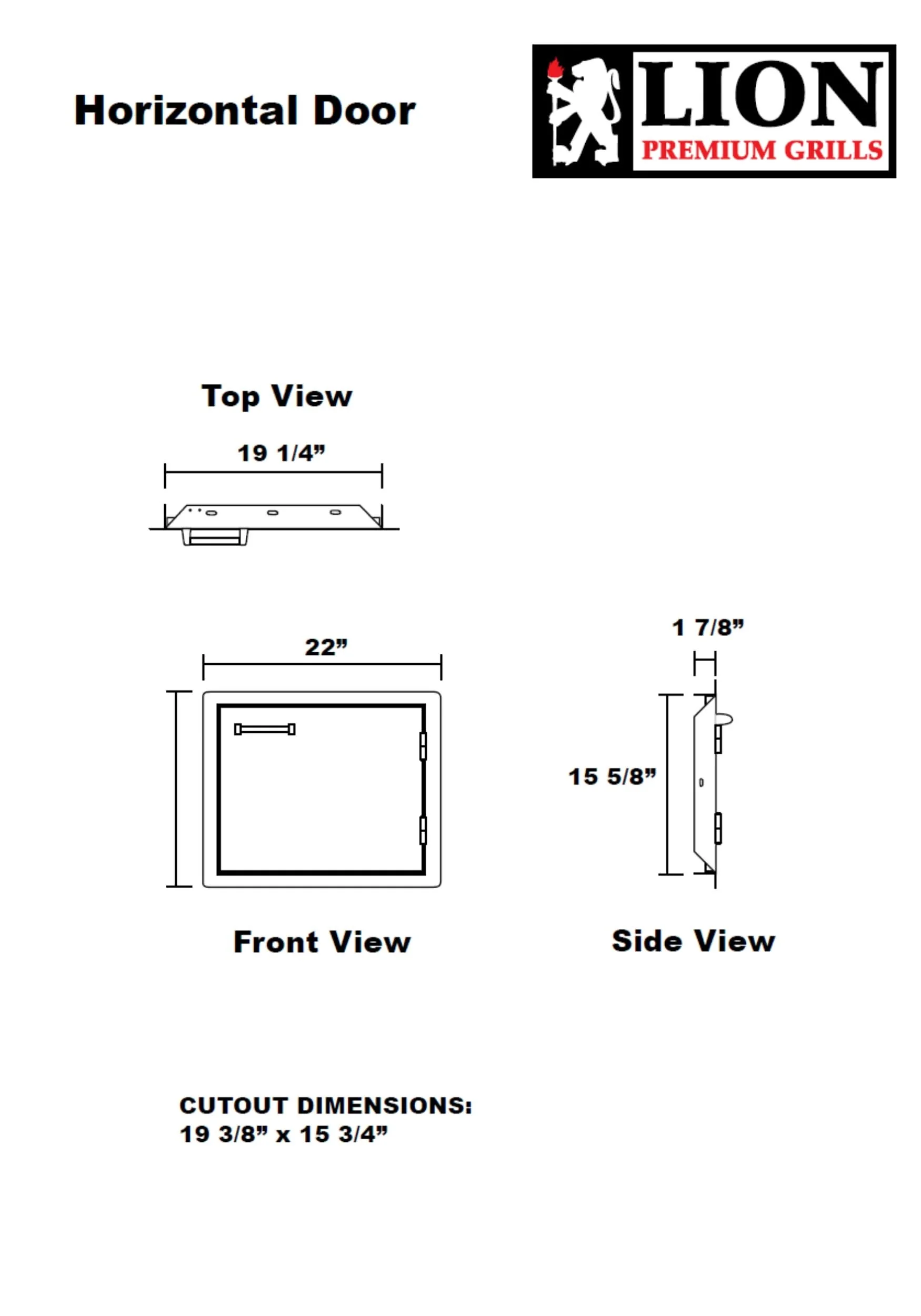 Lion 22 Inch Single Access Door - L2219 - image 5