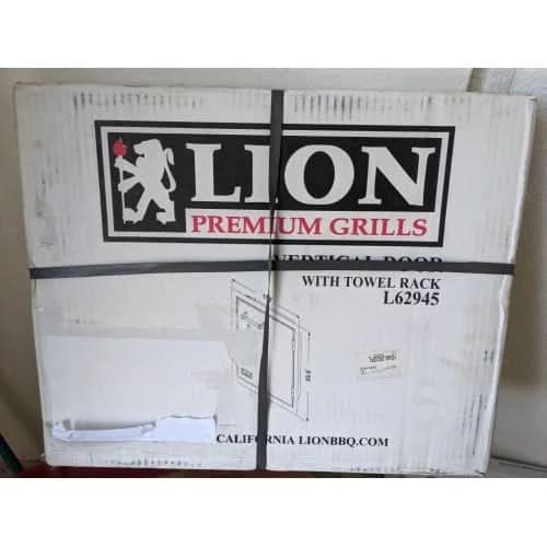 Lion Premium Grills 17-Inch Access Door With Towel Rack, Vertical (Open Box) - L62945-OB - image 4