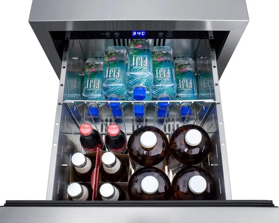 Summit 18-Inch Outdoor Drawer Refrigerator with High Handle - ADRD18H34 - image 4