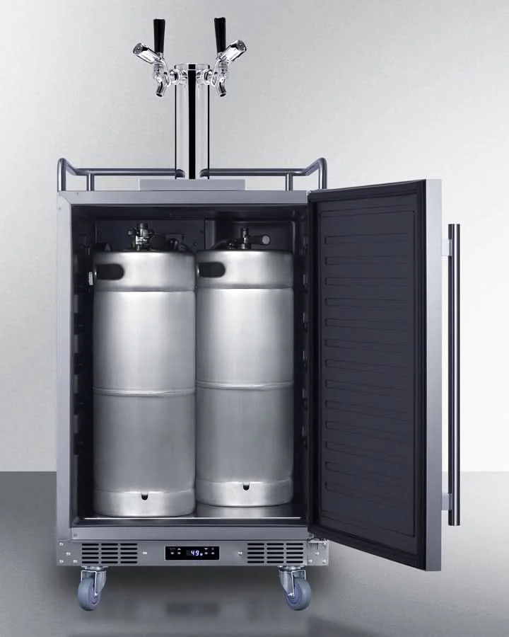 Summit - 24 Wide Built-In Outdoor Commercial Beer Kegerator - BC74OSCOMTWIN - image 3
