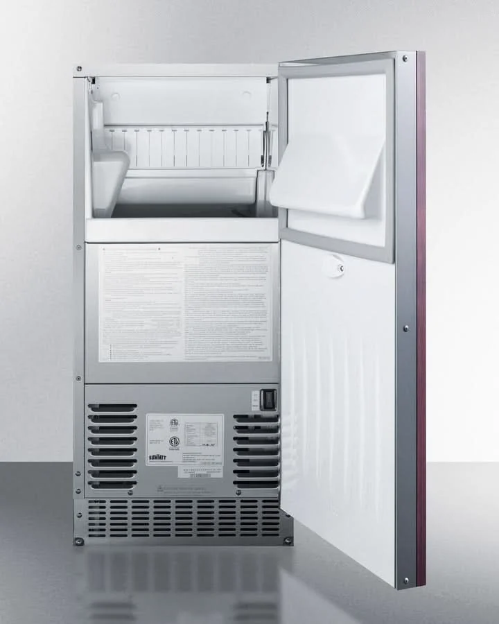 Summit - 62 lbs Clear Outdoor Icemaker (Panel Not Included) - BIM68OSGDRIF - image 4