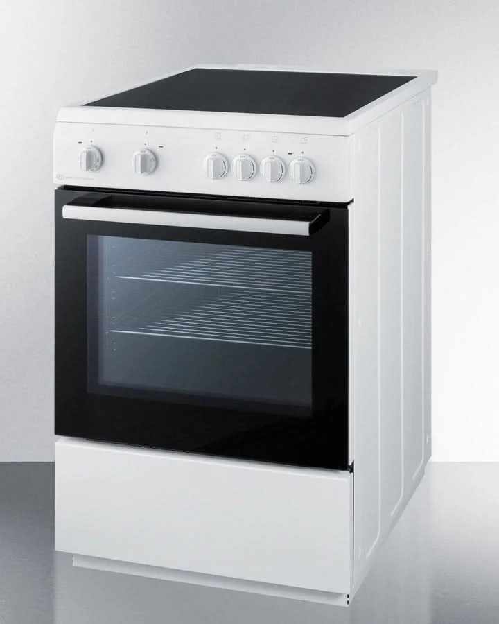 Summit - 24 Wide Smooth Top Electric Range - CLRE24WH - image 4