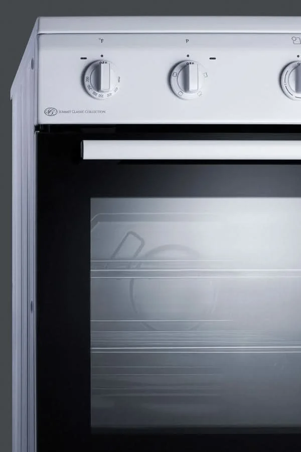 Summit - 24 Wide Smooth Top Electric Range - CLRE24WH - image 6