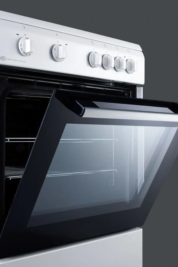 Summit - 24 Wide Smooth Top Electric Range - CLRE24WH - image 9