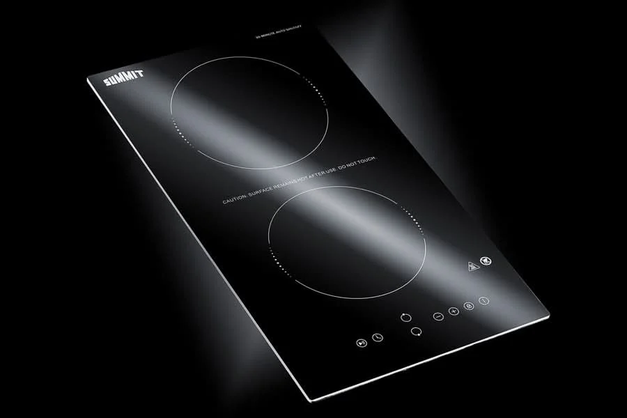Summit - 12 Wide 115V 2-Burner Radiant Cooktop With Safety Shutoff - CRH2BT30115 - image 12
