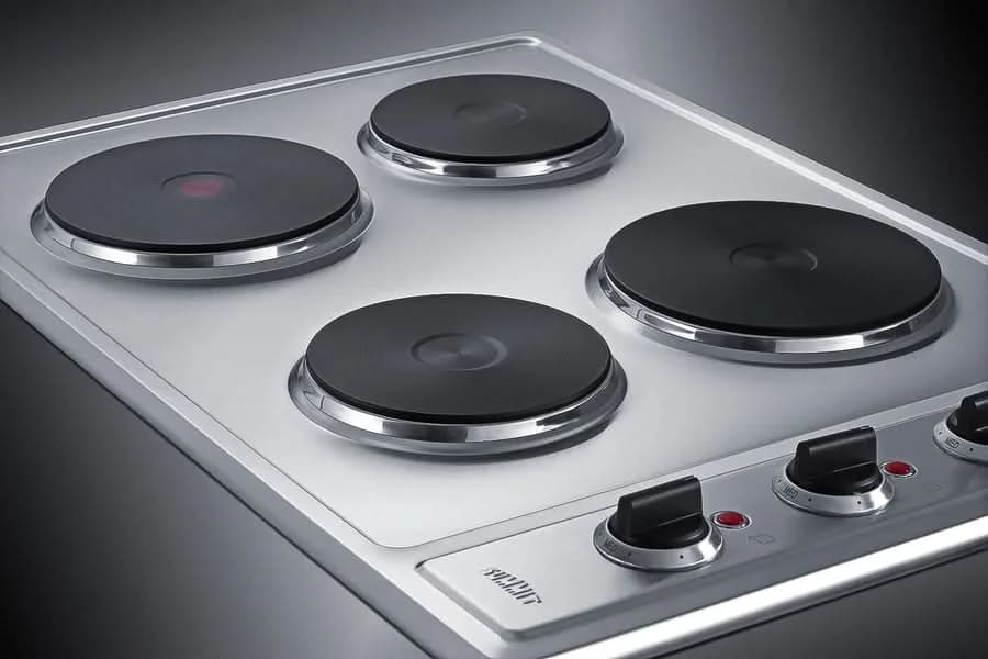 Summit - 30 Wide 208/240V 4-Burner Solid Disk Cooktop - CSD4B300 - image 3