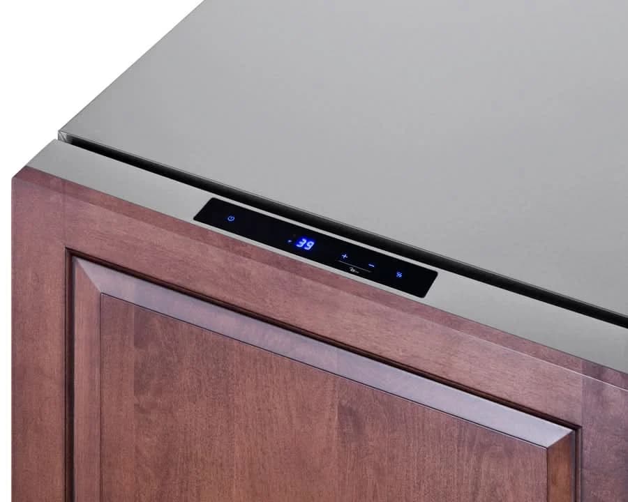 Summit 24-Inch Outdoor Drawer Refrigerator Stainless Steel - ADRD241CSS - image 5