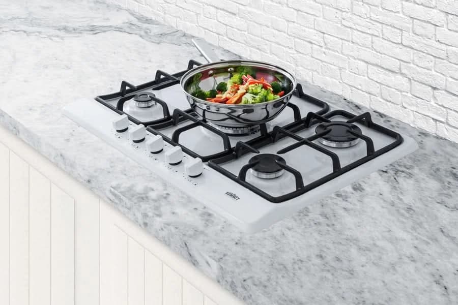 Summit - 27 Wide 5-Burner Gas Cooktop - GC5271W - image 6