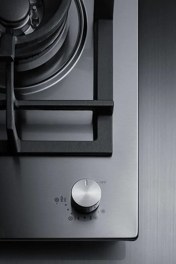 Summit - 12 Wide 1-Burner Gas Cooktop In Stainless Steel - GCJ1SS - image 2