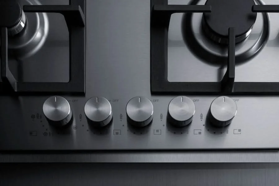 Summit - 36 Wide 5-Burner Propane Gas Cooktop In Stainless Steel - GCJ536SSLPTK - image 2