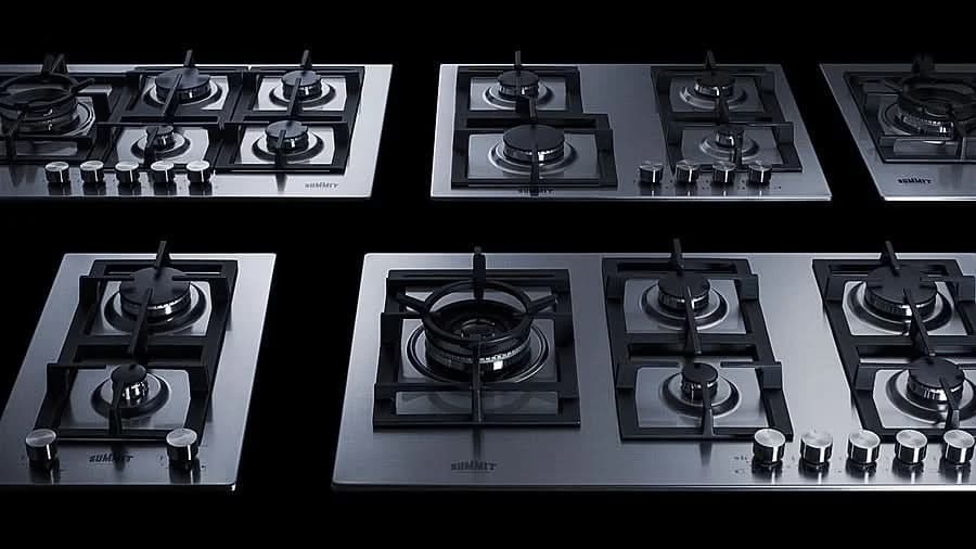 Summit - 30 Wide 5-Burner Gas Cooktop In Stainless Steel - GCJ5SS - image 6