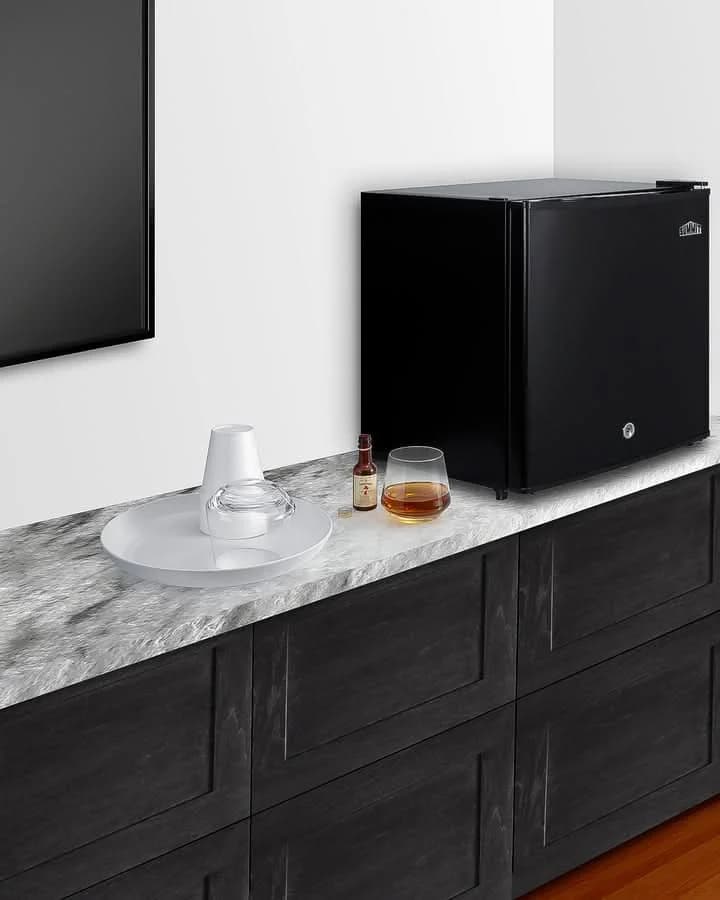 Summit - Compact Minibar 18” Wide Black - MB41B - image 5